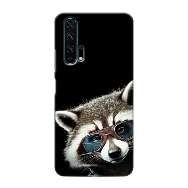 Чехол с рисунком «Стильный Енот» для Huawei Honor 20 Pro Чехол с рисунком «Стильный Енот» для Huawei Honor 20 Pro