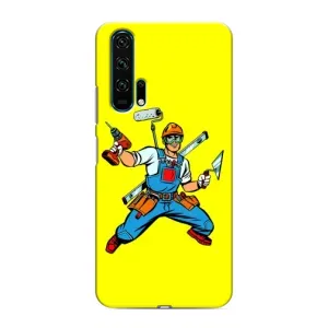Чохол з малюнком «Будівельник» для Huawei Honor 20 Pro