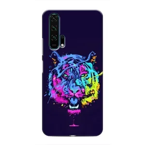 Силіконовий бампер з картинкою звірів для Huawei Honor 20 Pro (Тигр-Арт)
