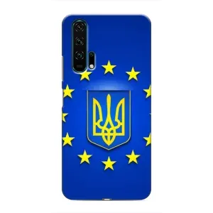 Чехол с Украинской символикой на Хуавей Хонор 20 Про (Украина это Европа)