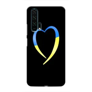 Силиконовый Чехол на Huawei Honor 20 Pro (Я-Украина) (Украинское сердце)
