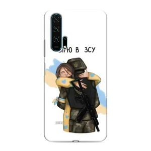 Патриотический Чехол для Huawei Honor 20 Pro (Верим в ЗСУ)