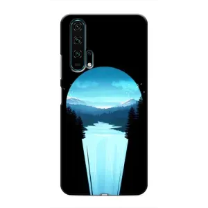 Літній Чохол на Huawei Honor 20 Pro (Синій Водоспад)
