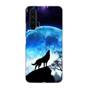 Чохол з Вовком на Huawei Honor 20 Pro (Виє на місяць)