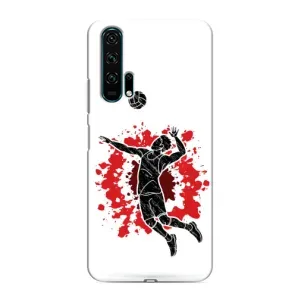 Чехлы с принтом Спортивная тематика для Huawei Honor 20 Pro (Волейболист)