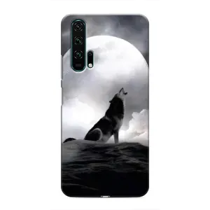 Чохол з Вовком на Huawei Honor 20 Pro (Вовк і місяць)