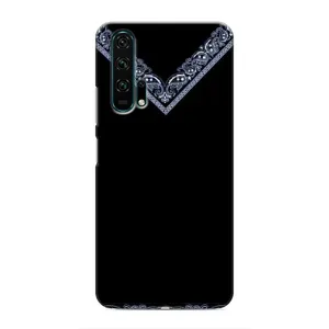 Силиконовый Чехол на Huawei Honor 20 Pro (Воротник вышиванки)