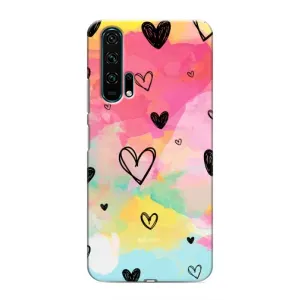 Чохли з тематикою "Маленькі Сердчеки" на Huawei Honor 20 Pro (Яскраві серця)