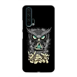 Чохли з принтом СОВИ для Huawei Honor 20 Pro (Зелені очі)