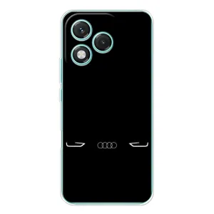 Силіконовий бампер з картинкою машини на Huawei Honor 400 Lite (Сілует Audi)