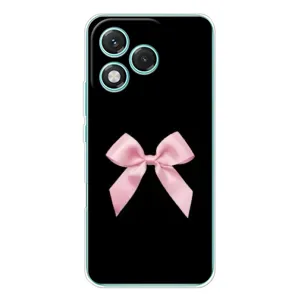Чехол банты для Huawei Honor 400 Lite (Бант на черном)