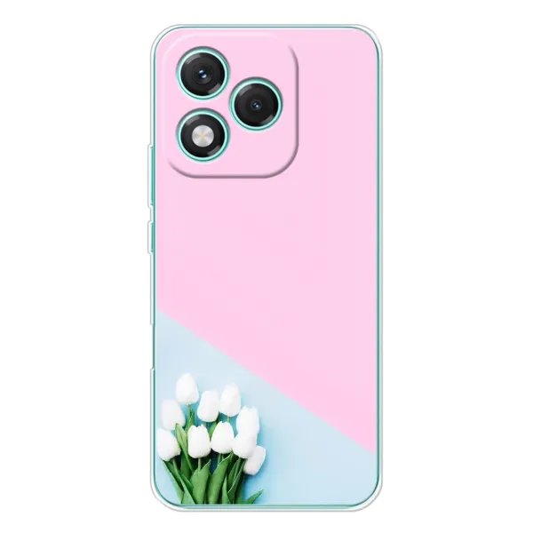 Чехол с рисунком «Белые тюльпаны» для Huawei Honor 400 Lite Чехол с рисунком «Белые тюльпаны» для Huawei Honor 400 Lite