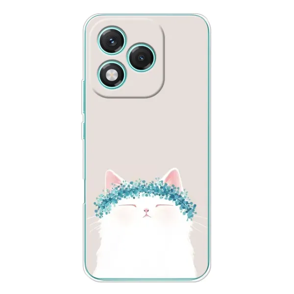 Чехол с рисунком «Белый котик» для Huawei Honor 400 Lite Чехол с рисунком «Белый котик» для Huawei Honor 400 Lite