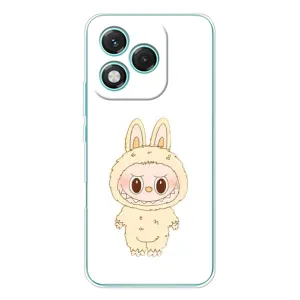 Чохол з принтом Лабубу для Huawei Honor 400 Lite (Бежевий Лабубу)