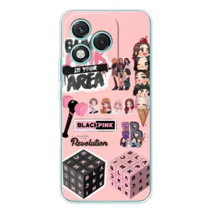 Чехлы с картинкой для Huawei Honor 400 Lite (BLACK PINK коллаж)