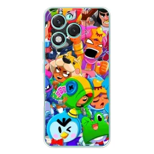 Силиконовый Чехол на Huawei Honor 400 Lite с картинкой Brawl Stars (Brawl-Stars)