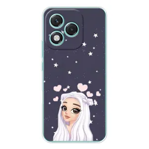 Чохол Стильні дівчата на Huawei Honor 400 Lite (Дівчина та серця)