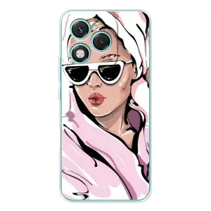 Чохол з картинкою Модні Дівчата Huawei Honor 400 Lite (Дівчина в халаті)