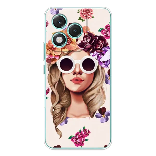 Чехол с рисунком «Девушка в очках» для Huawei Honor 400 Lite Чехол с рисунком «Девушка в очках» для Huawei Honor 400 Lite