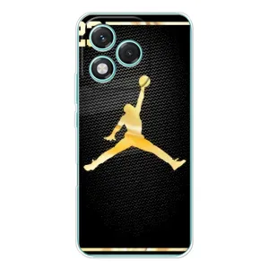 Силіконовый Чохол Nike Air Jordan на Модель телефону українськими буквами та цифрами виглядатиме так: Хуавей Хонор 400 Лайт. (Джордан 23)