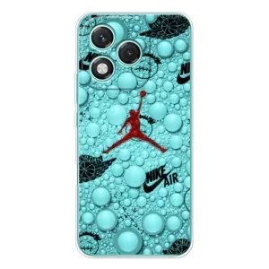 Силіконовый Чохол Nike Air Jordan на Модель телефону українськими буквами та цифрами виглядатиме так: Хуавей Хонор 400 Лайт. (Джордан Найк)