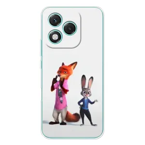 Силиконовый чехол с принтом Зоотрополіс для Huawei Honor 400 Lite (Джуди и Ник)