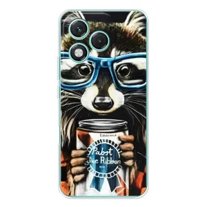 Силіконовий Чохол з Энотами на Huawei Honor 400 Lite (Єнот в окулярах)