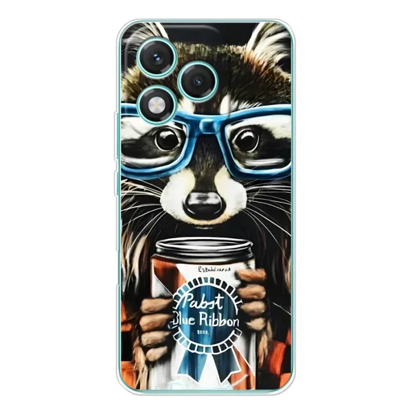 Чехол с рисунком «Енот в очках» для Huawei Honor 400 Lite Чехол с рисунком «Енот в очках» для Huawei Honor 400 Lite