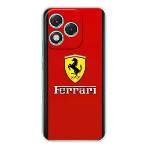 Силіконовий бампер з картинкою машини на Huawei Honor 400 Lite (Ferrari Logo)