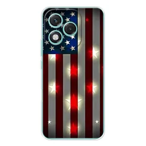 Чехол Флаг USA для Huawei Honor 400 Lite (Флаг США 2)