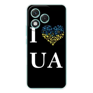 Силиконовый Чехол на Huawei Honor 400 Lite (Я-Украина) (I Love UA)