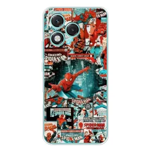 Чехол Супергерой Человека Паука на Huawei Honor 400 Lite (Комиксы Человек Паук)