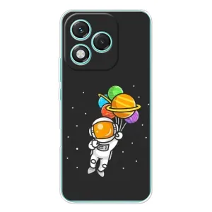 Силіконовый Чохол з принтом "Космонавти" на Huawei Honor 400 Lite (Космонавт з кульками)