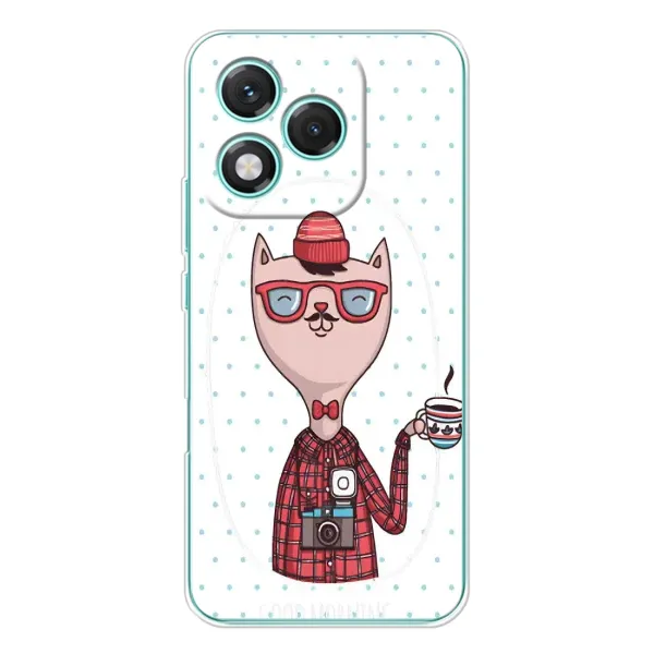 Чехол с рисунком «Кот аристократ» для Huawei Honor 400 Lite Чехол с рисунком «Кот аристократ» для Huawei Honor 400 Lite