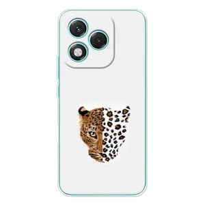 Чохол з леопардовим принтом на Huawei Honor 400 Lite (Леопард на білому)