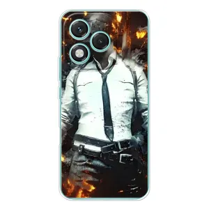Силиконовый чехол с картинкой "Герой Pubg" на Huawei Honor 400 Lite (Man Пубг)