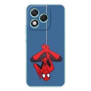 Чехол Супергерой Человека Паука на Huawei Honor 400 Lite (На паутине)