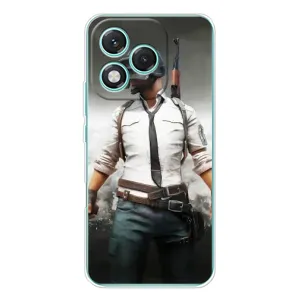 Силиконовый чехол с картинкой "Герой Pubg" на Huawei Honor 400 Lite (Пабг)