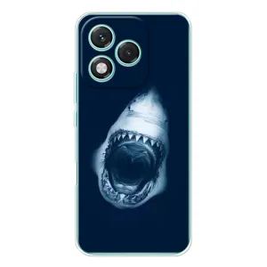 Силіконовий бампер з картинкою звірів для Huawei Honor 400 Lite (Пащу Акули)