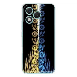 Силиконовый Чехол на Huawei Honor 400 Lite (Патриотическая вышиванка)