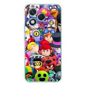 Силиконовый Чехол на Huawei Honor 400 Lite с картинкой Brawl Stars (Персонажи)