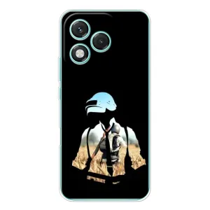 Силиконовый чехол с картинкой "Герой Pubg" на Huawei Honor 400 Lite (Пубг мен)
