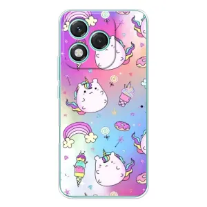 Чохол Unicorn на Huawei Honor 400 Lite (Веселка і Єдинорог)