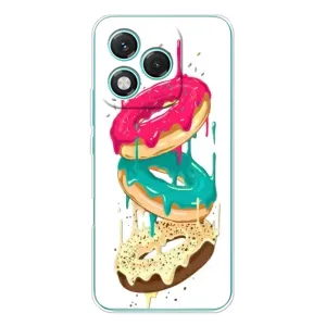 Чехол с изображением вкусной еды для Huawei Honor 400 Lite (Сочные пончики)