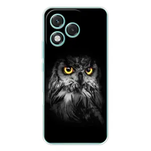 Чохли з принтом СОВИ для Huawei Honor 400 Lite (Сова на чорному)