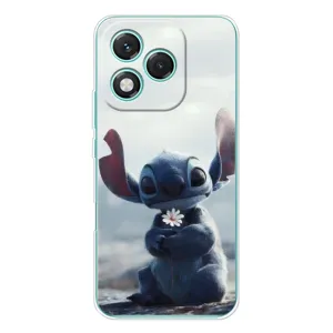 Чехол с рисунком Стич для Huawei Honor 400 Lite (Стич с цветочком)