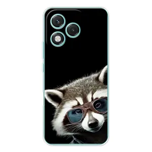 Силіконовий Чохол з Энотами на Huawei Honor 400 Lite (Стильний Єнот)