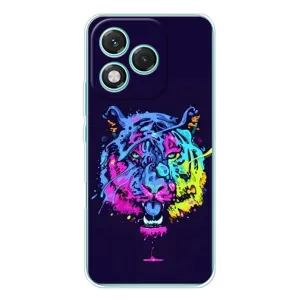 Силіконовий бампер з картинкою звірів для Huawei Honor 400 Lite (Тигр-Арт)