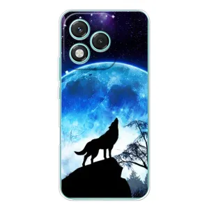 Чохол з Вовком на Huawei Honor 400 Lite (Виє на місяць)