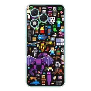 Чохол майнкрафт для Huawei Honor 400 Lite (Усі персонажі)